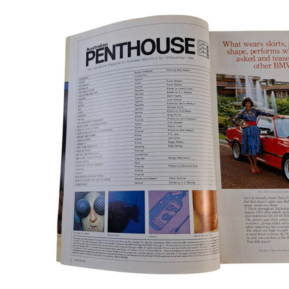 AUSTRALIAN PENTHOUSE Magazine December 1984 Bobbie Wallbank