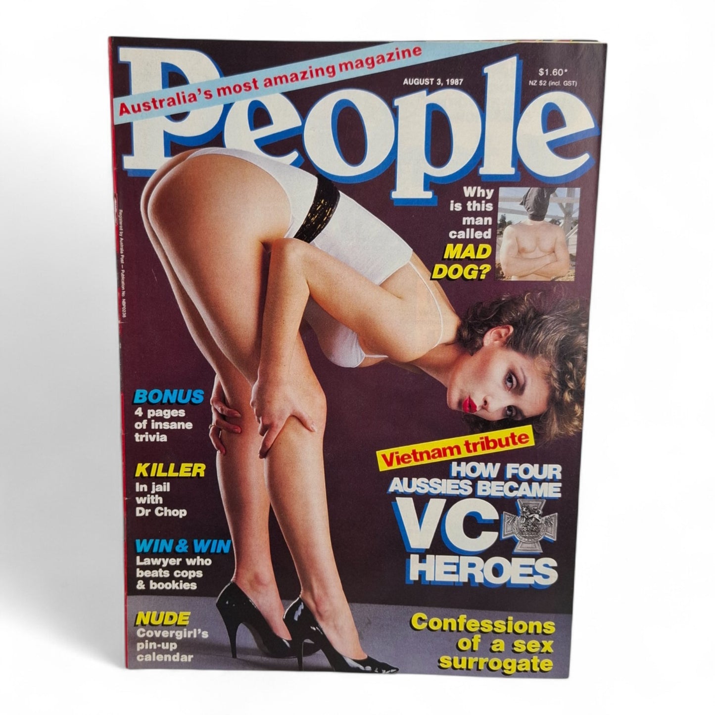People Magazine With PIX Australia August 3rd 1987 Julie Mulherin