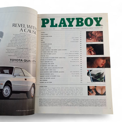 PLAYBOY MAGAZINE March 1989  La Toya Jackson / Laurie Wood