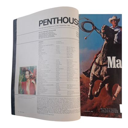 U.S PENTHOUSE Men's Magazine September 1986 Lauren Hutton