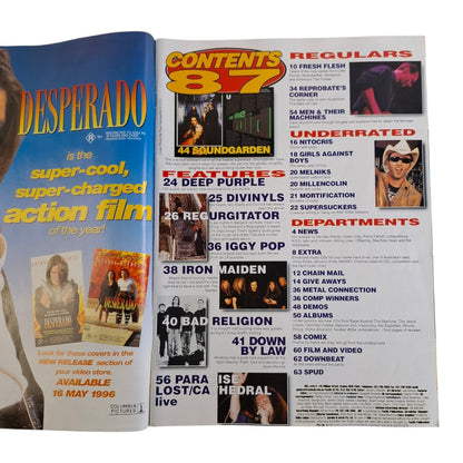 HM Hard Music Magazine #87 June 1988 Regurgitator / Soundgarden