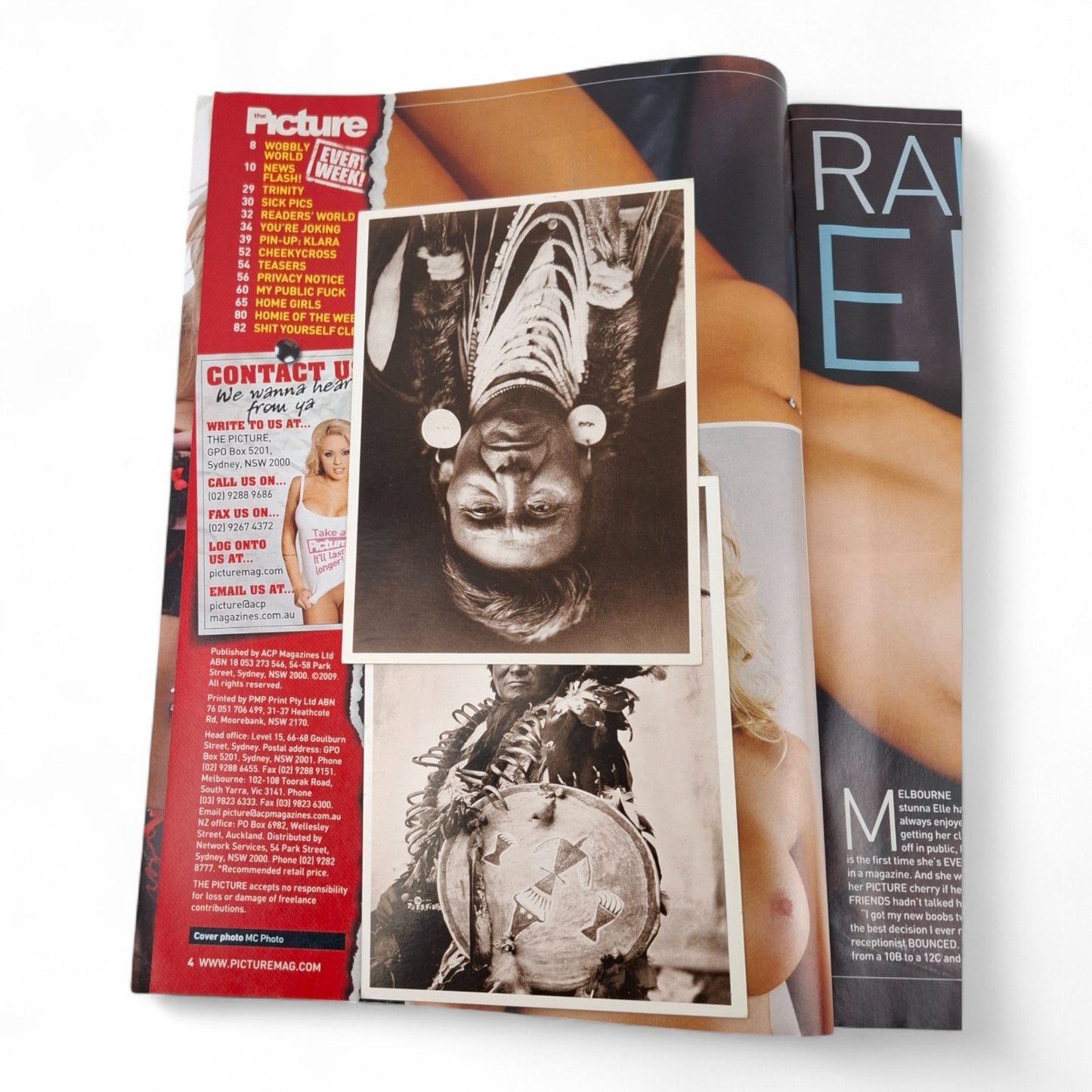 The Picture Magazine Australia #1086 July 1St 2009 Klara Nevesela