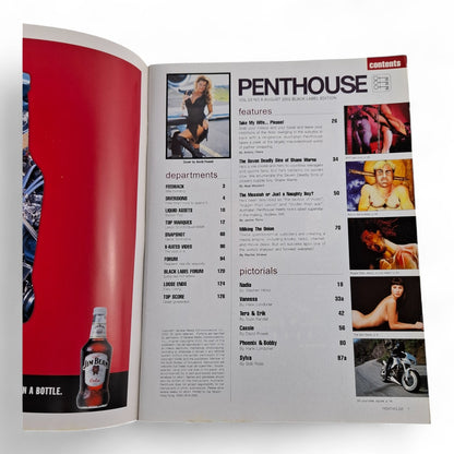 AUSTRALIAN PENTHOUSE Men's Magazine Black Label August 2002 Cassie Tyler