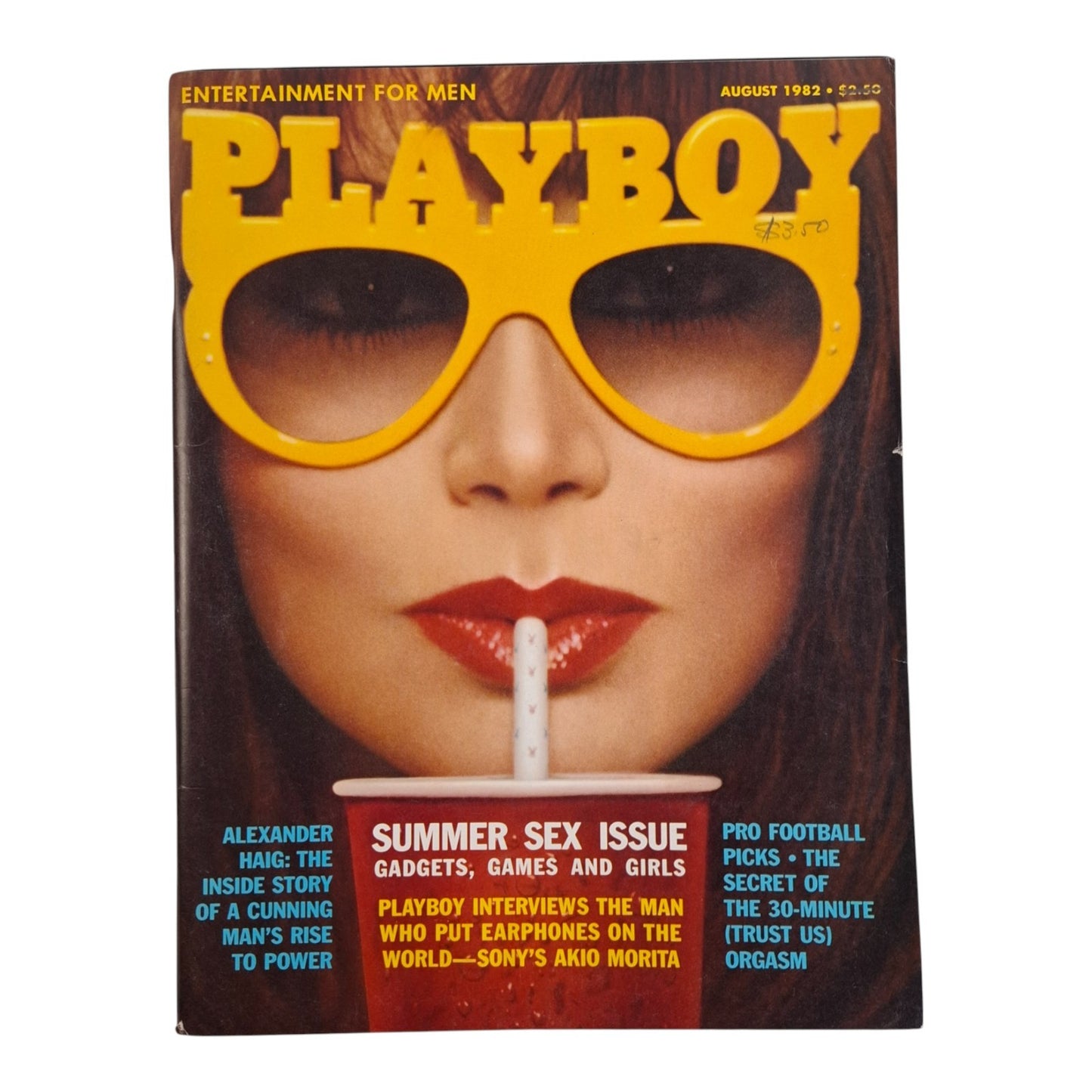 PLAYBOY Magazine August 1982  Vicki McCarty /  Cathy St. George