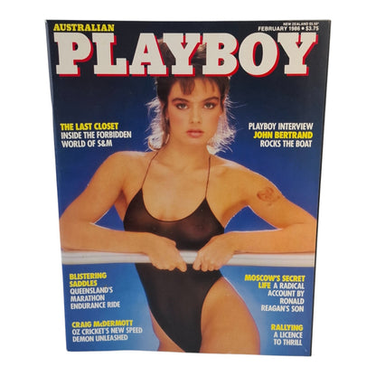 Australian Playboy Magazine February 1986 Jakki Govan