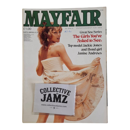 Mayfair Magazine Vol. 18 No. 8 1983 Jackie Jones / Janine Andrews