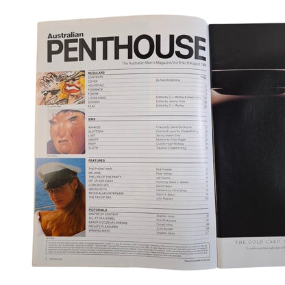 Australian Penthouse Magazine August 1988 Isabel Monro / Crista Veronica
