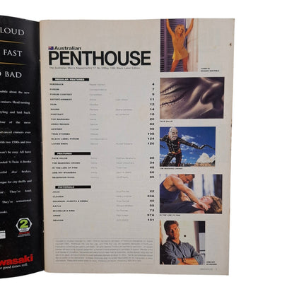 Australian Penthouse Magazine May 1996 Claudia Klein / Kayla Vain