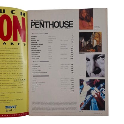 Australian Penthouse Magazine February 1995 Kristy Moore / Sheryl Andrews