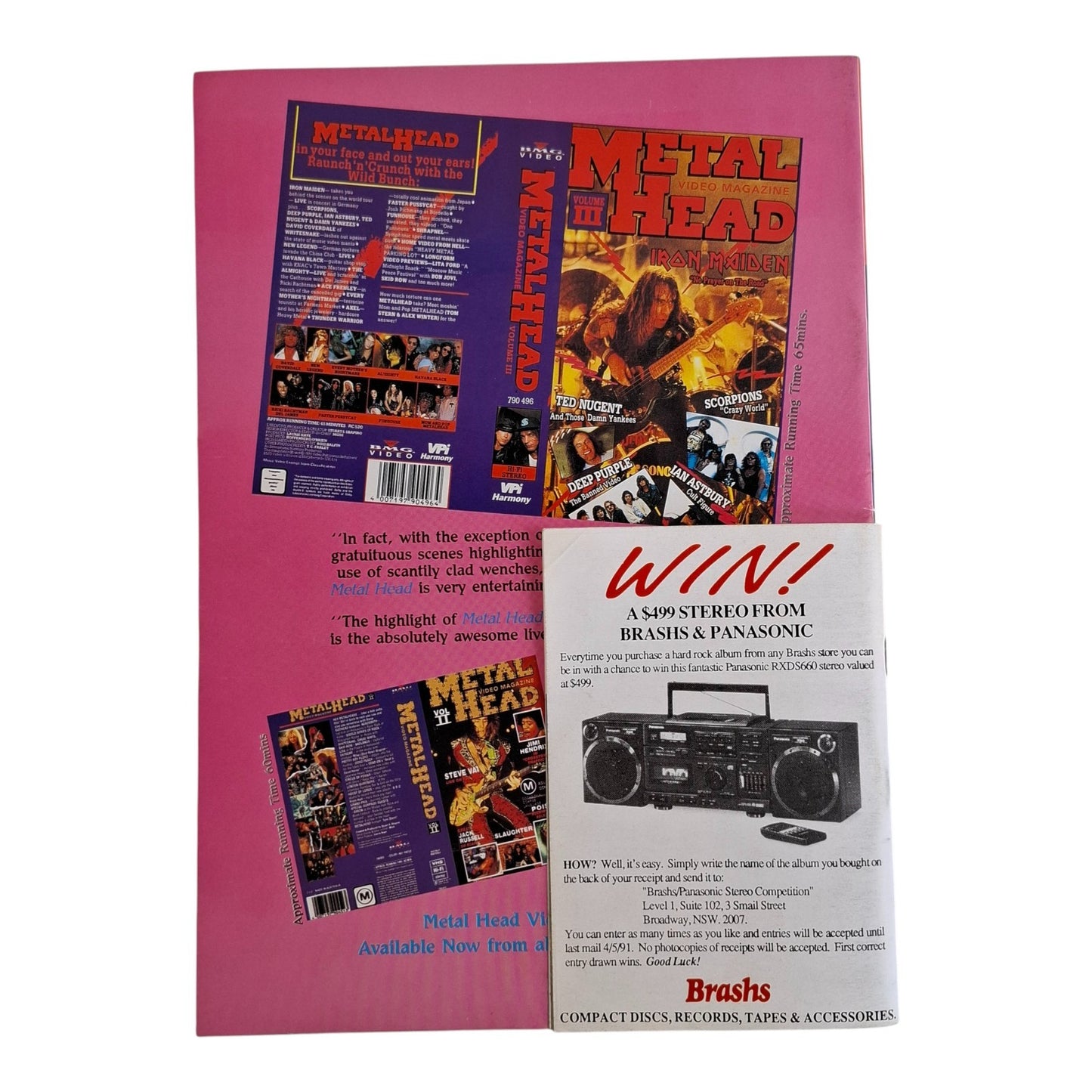 Hot Metal #27 Music Magazine May 1991 Slayer / Warrant