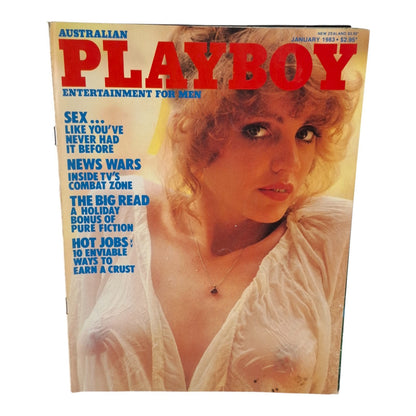 Australian Playboy Magazine January 1983 Denise Newey / Charlotte Kemp