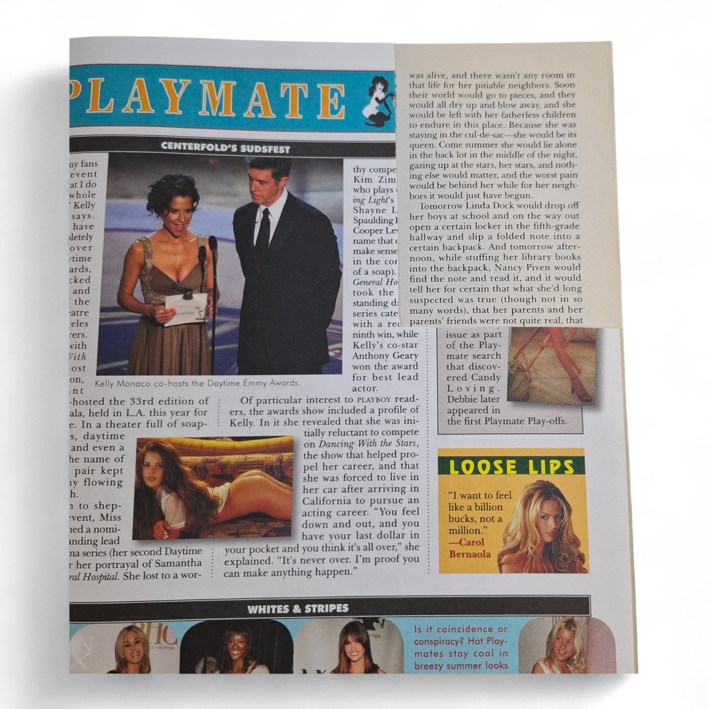 PLAYBOY US August 2006 MONICA LEIGH Denis Leary NICOLE VOSS Stacey Dash