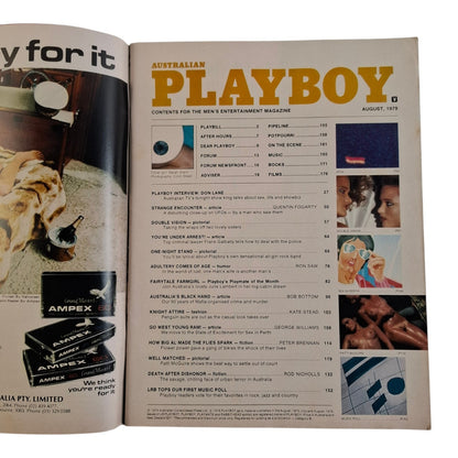Australian Playboy Magazine - August 1979 Sarah Grant / Julie Lambert