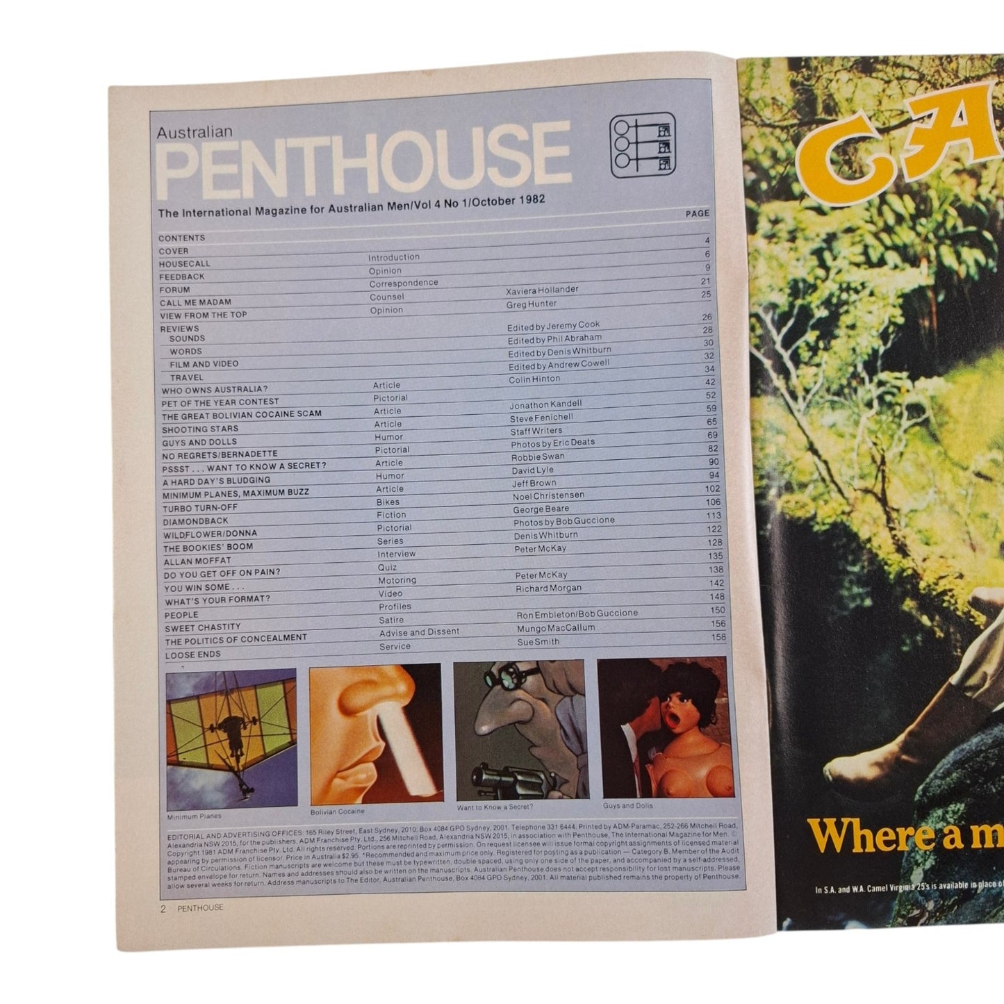 AUSTRALIAN PENTHOUSE October 1982 Bernadette Bryant / Pet of the Year Finals
