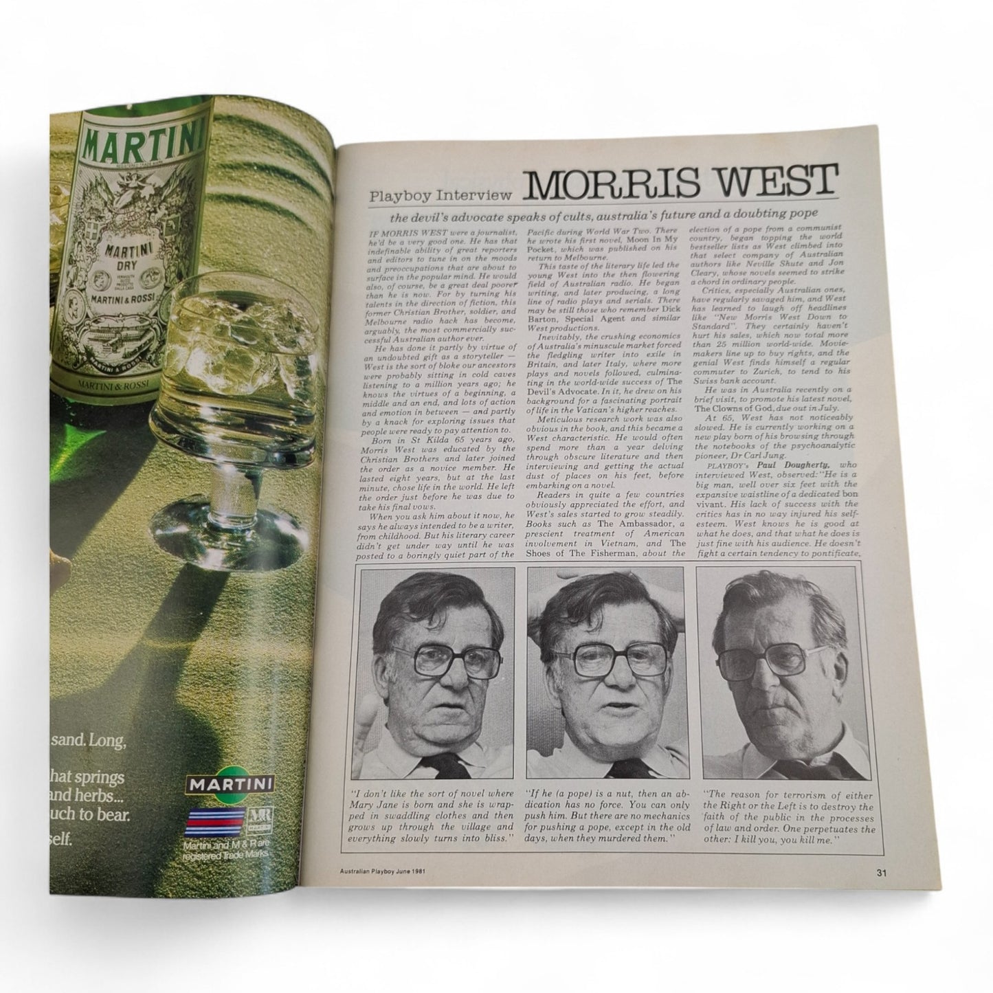 Vintage Australian Playboy Magazine June 1981  Denise Gauthier