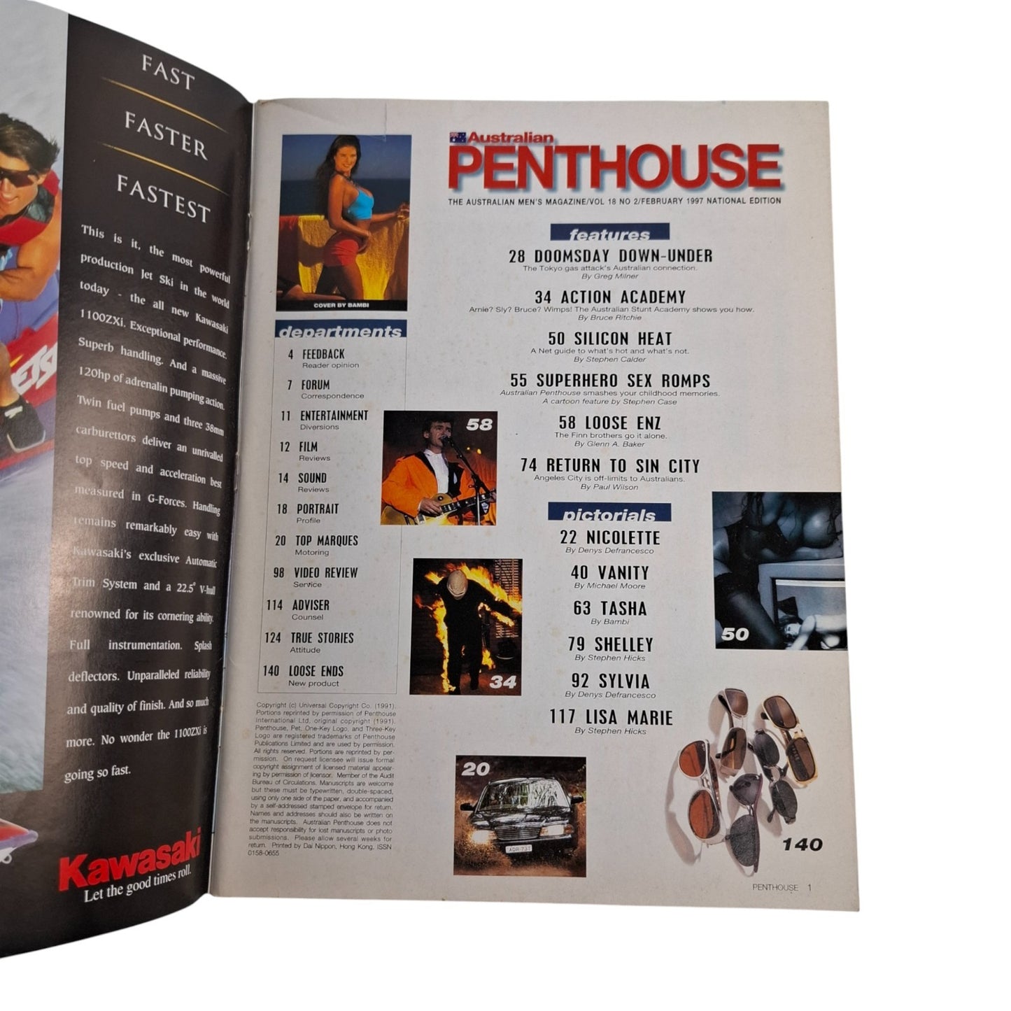 Australian Penthouse Magazine - February 1997 Tasha de Silva