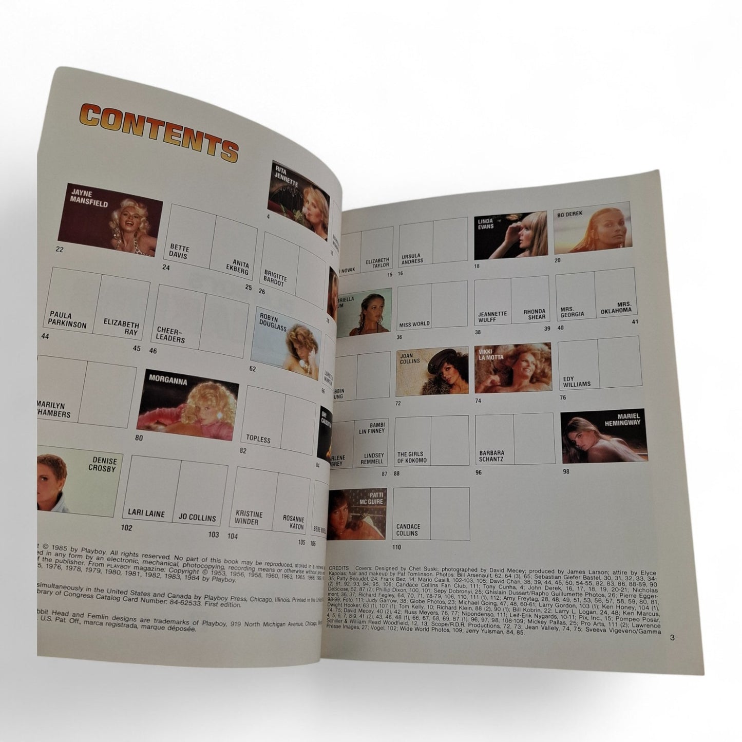 Playboy Newsmakers News Magazine Book 1985