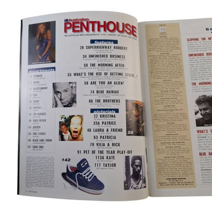 Australian Penthouse Magazine - Black Label January 1997 Patricia Chapin