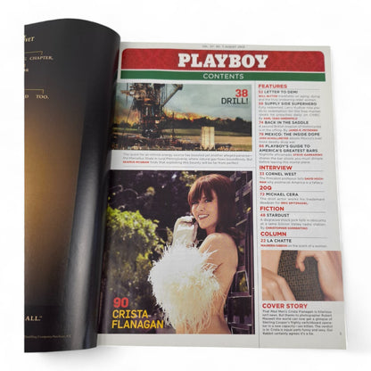 Playboy Magazine August 2010 Crista Flanagan Cover COMPLETE