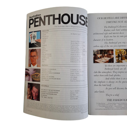 AUSTRALIAN PENTHOUSE Magazine July 1987 Prudence Nicholl / Sarah Lipton