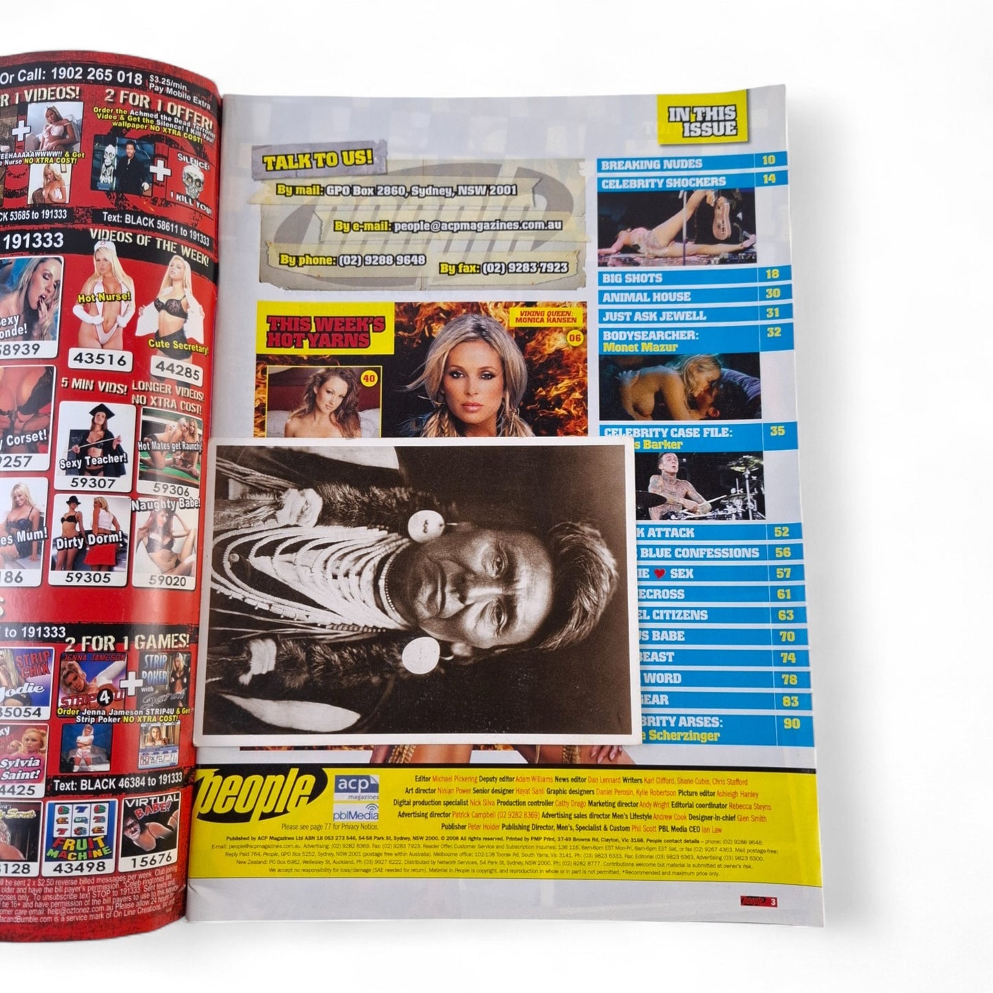 Australian People Magazine November 2008 Monica Hansen / Daniella