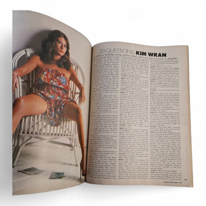 AUSTRALIAN PLAYBOY Magazine March 1979 Anne Marika Kim Wran Candy Loving