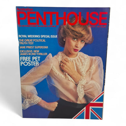 AUSTRALIAN PENTHOUSE Men's Magazine August 1981 Christine Turton / Helen Brown
