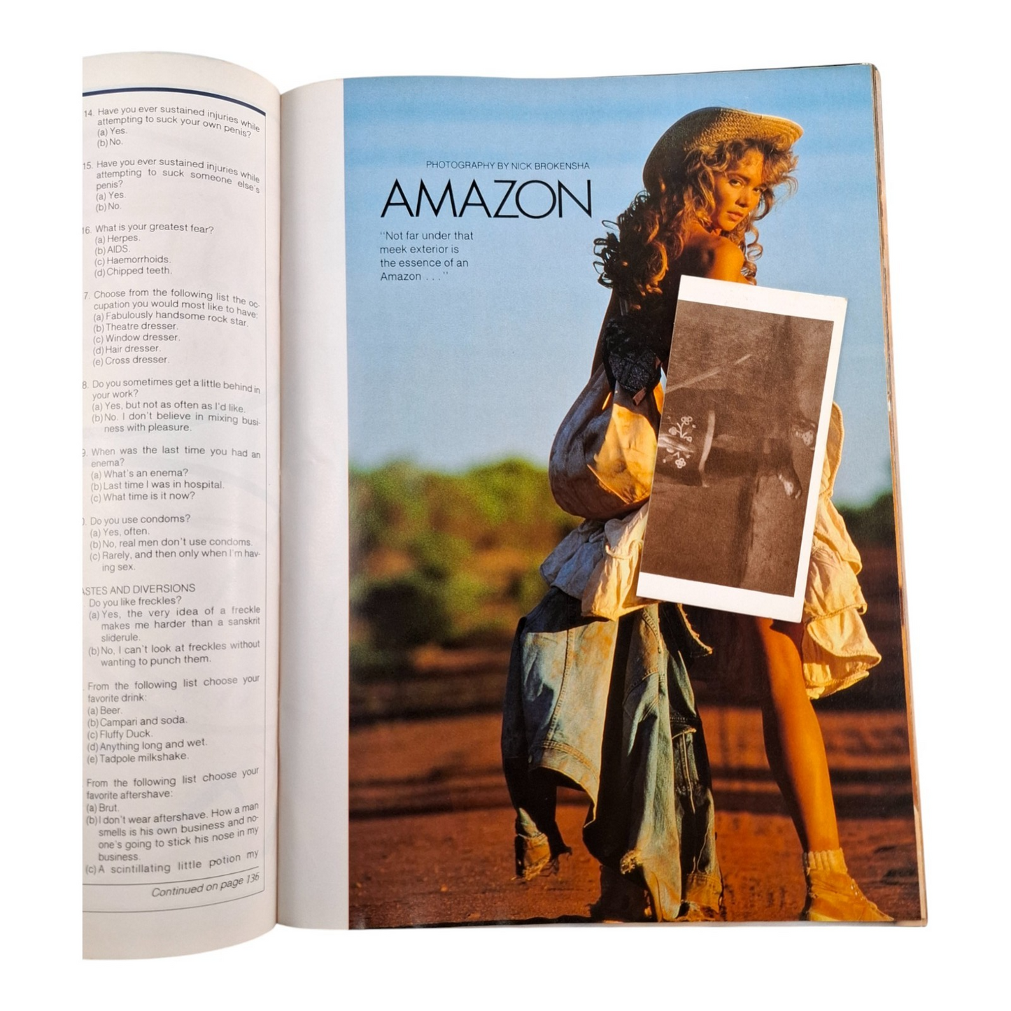 Australian Penthouse Magazine - Black Edition August 1987 Bambi