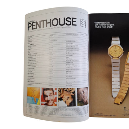 Australian Penthouse Magazine August 1983 Liz Balza / Francis McAmish