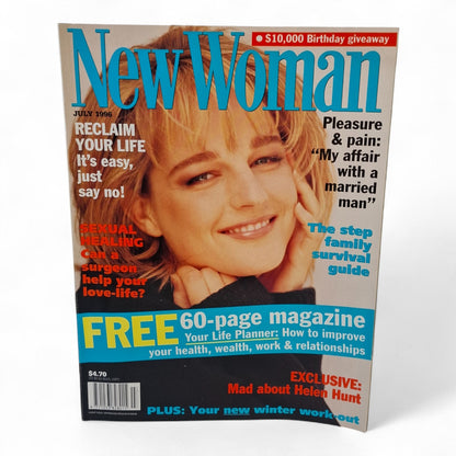 New Woman Magazine July 1996 Helen Hunt