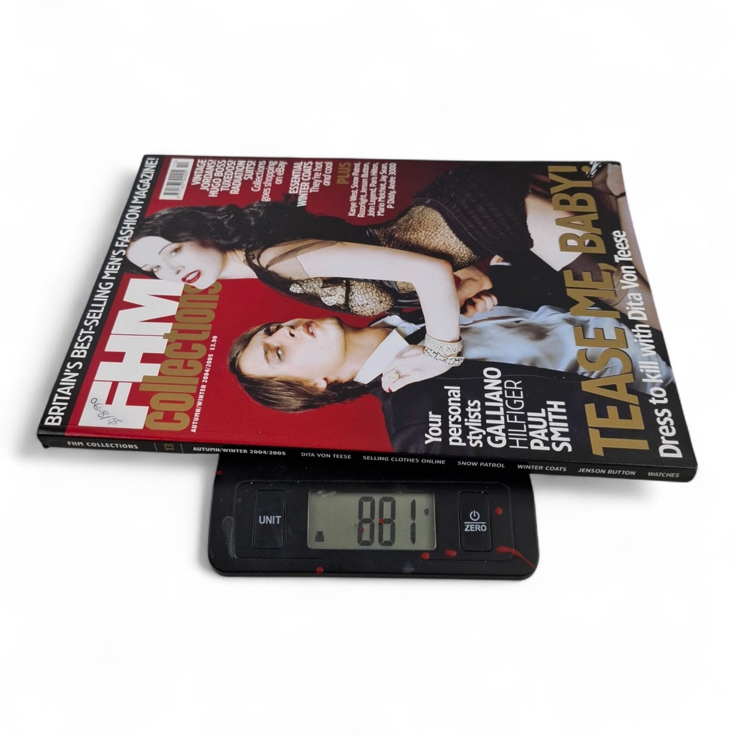 FHM Collections Magazine U.K Autum Winter 2004 / 2005 Dita Von Tesse