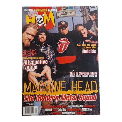 Hot Metal Magazine June 1996 Machine Head Deicide Ozzy Biohazard Shihad NOFX