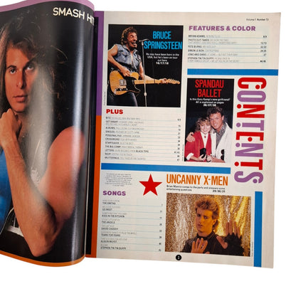 Smash Hits Magazine Australia May 1985 Dead or Alive Pete Burns / Uncanny X-Men