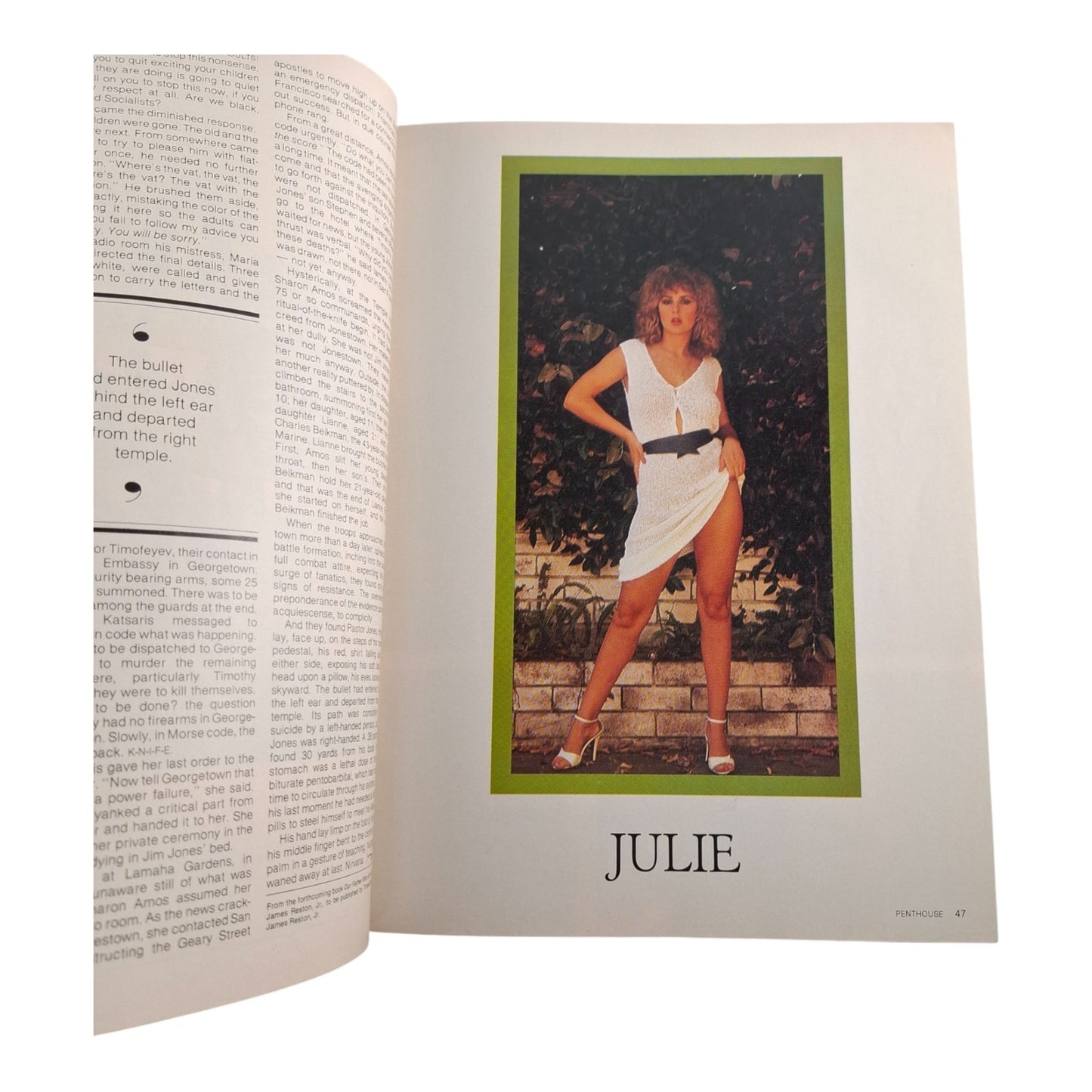 AUSTRALIAN PENTHOUSE June 1981 Vol. 2 No. 9 Men's Magazine Julie Lambert