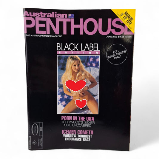 Australian Penthouse Magazine - Black Label June 2003 Complete Playboy