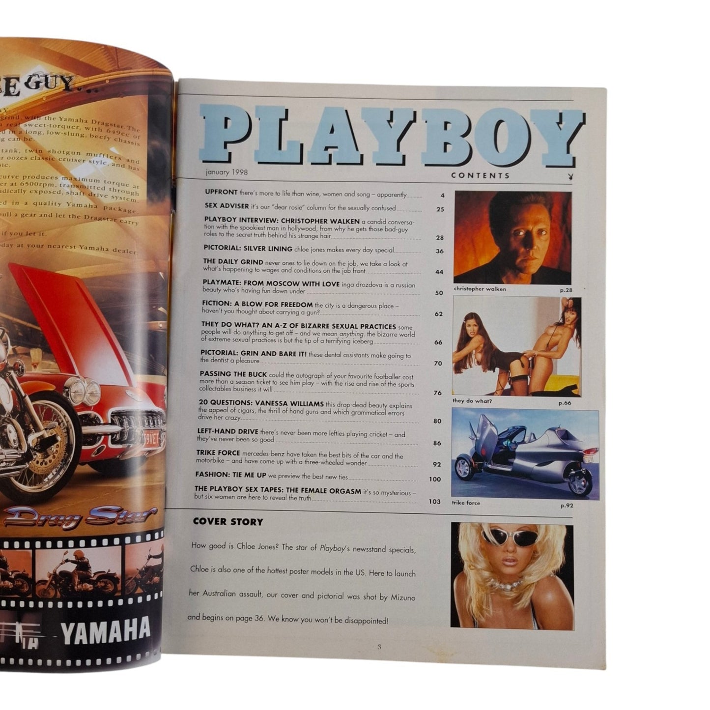 Australian Playboy Magazine January 1998 Chloe Jones / Inga Drozdova
