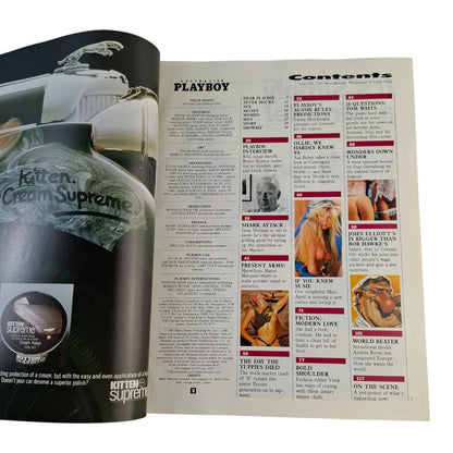 Australian Playboy Magazine April 1988 Maree Marquiss / Susie Diane Owens