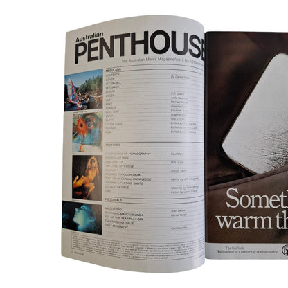 AUSTRALIAN PENTHOUSE Men's Magazine December 1986 Belinda White / Maidenhead