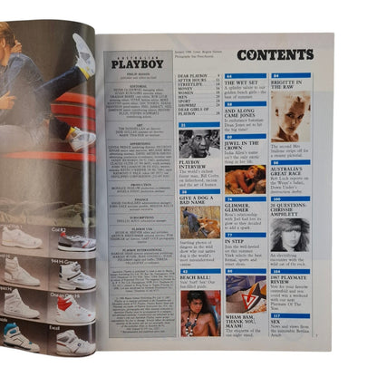 Australian Playboy Magazine January 1988 Brigitte Nielsen / India Allen