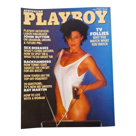 Australian Playboy Magazine - July 1985 Maggie Ferguson / Britta Hoppe