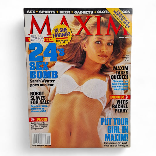 MAXIM Magazine U.S - April 2003 SARAH WYNTER