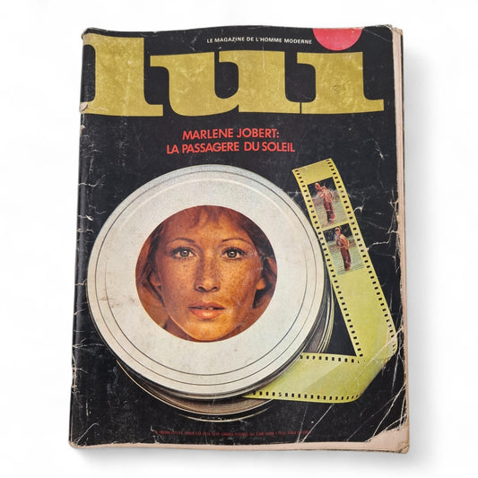 Lui 1972 French Magazine MARLENE JOBERT MAURICE MESSEGUE