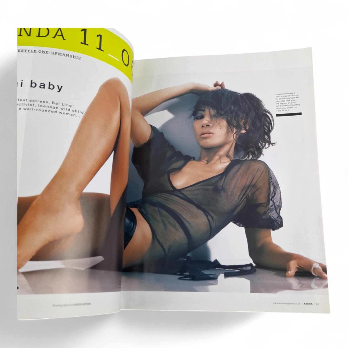 Arena U.K Magazine November 2006 20th Anniversary Issue
