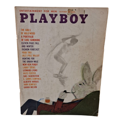 PLAYBOY Magazine October 1960 Kathy Douglas (PAGES MISSING)