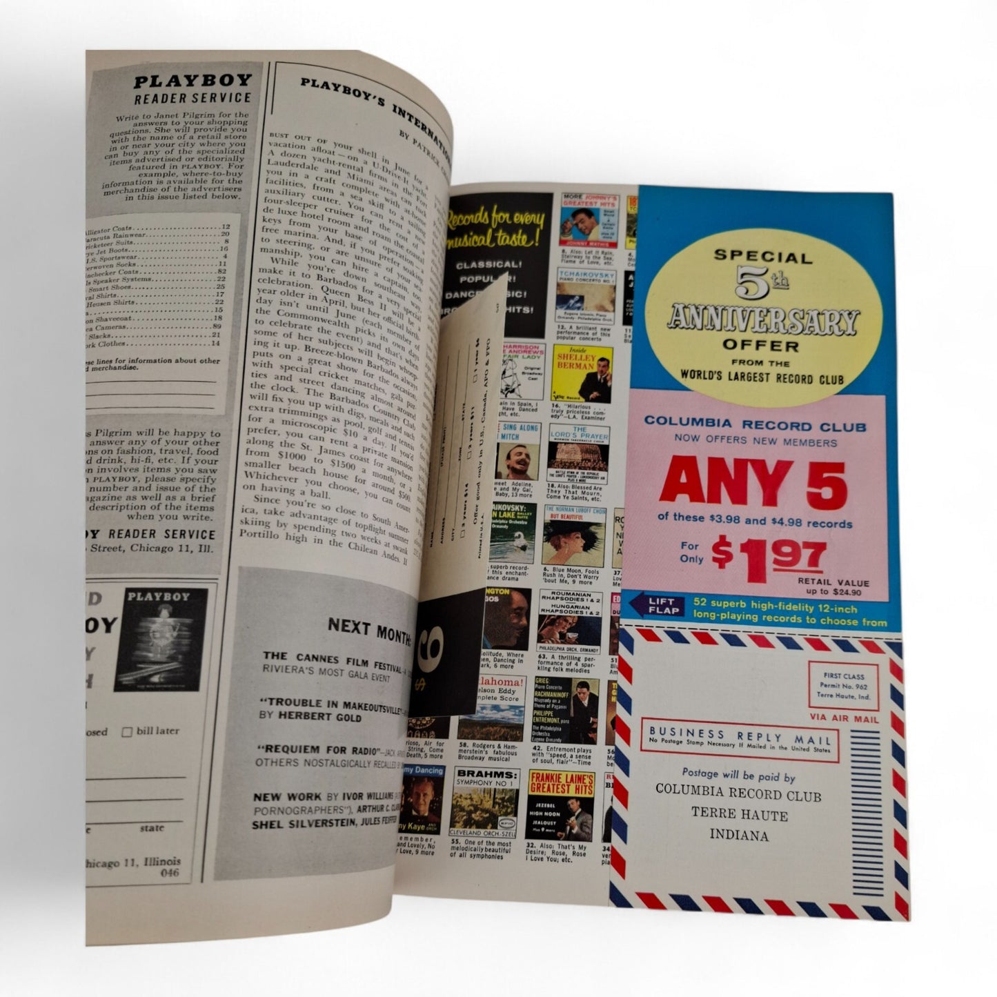 PLAYBOY Magazine April 1960 INCOMPLETE