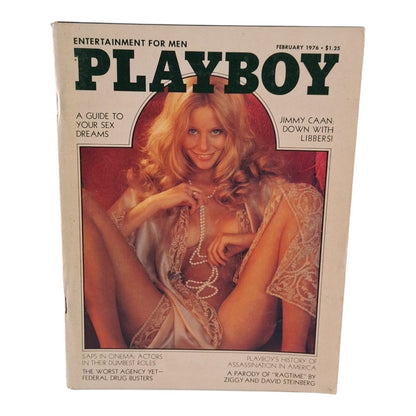 Playboy Magazine February 1976 Jill DeVries / Laura Lyons