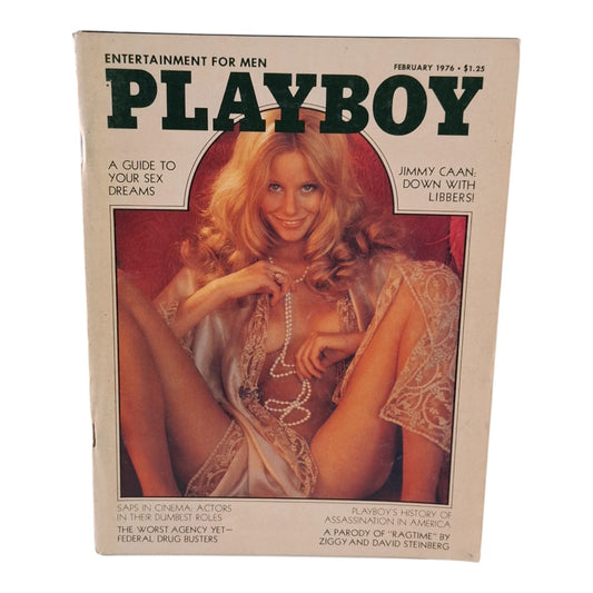 Playboy Magazine February 1976 Jill DeVries / Laura Lyons
