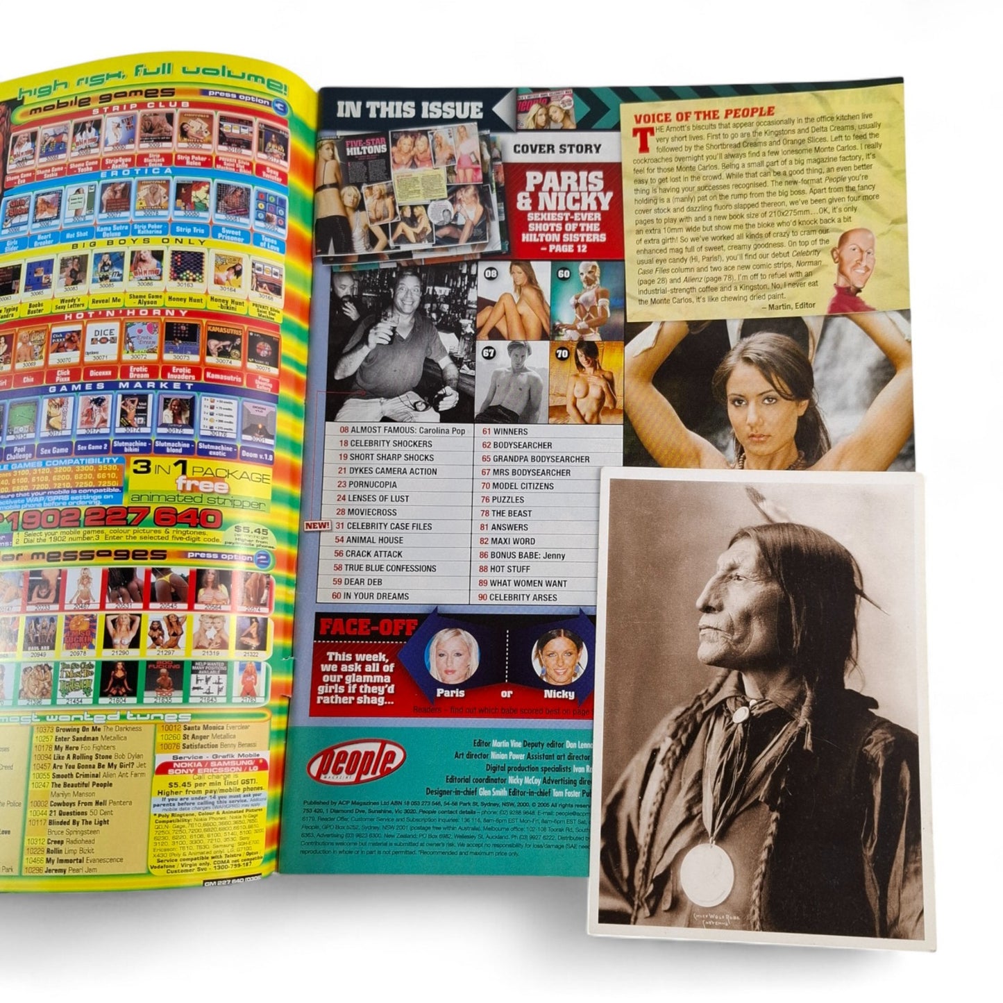 Australian People Magazine March 2006 Nicky Paris Hilton / Kiara