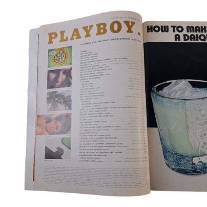 PLAYBOY Magazine December 1970 Shay Knuth  /  Carol Imhof