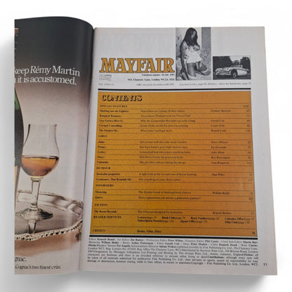 Mayfair Magazine Volume 14 No. 11 November 1979 U.K Playboy